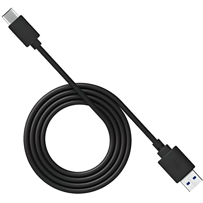 Câble de recharge USB TYPE C pour Samsung Galaxy S9 et S9 Plus ( 2 mètres, Noir )