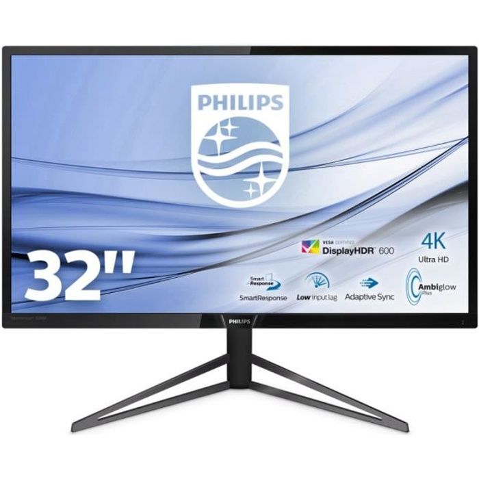 PHILIPS Momentum 326M6VJRMB - Écran LED - 32- - 3xHDMI, DisplayPort - Haut-parleurs - Noir brillant