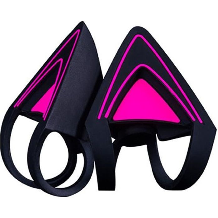 Razer Kitty Cat Ears Accessoire pour Casques Kraken Casque Bandoulière Réglable Super Cute Purple
