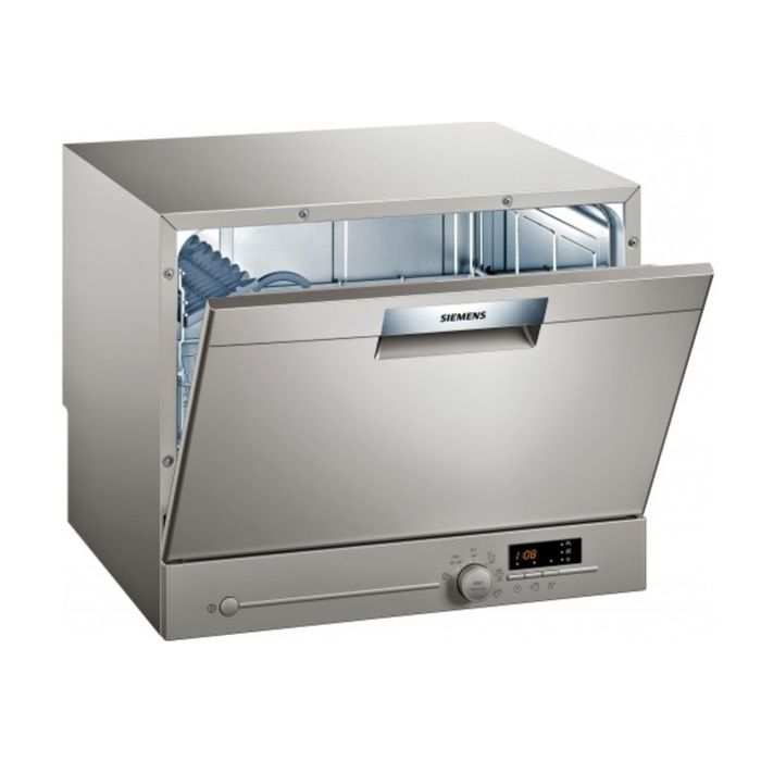 Siemens - lave-vaisselle compact 6 couverts pose-libre inox - sk26e822eu