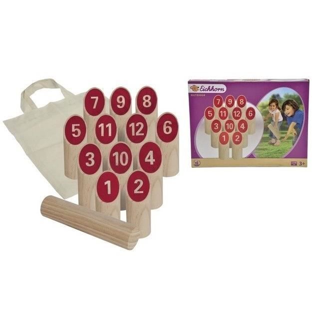 EICHHORN Jeu de Quilles Finlandaises en bois