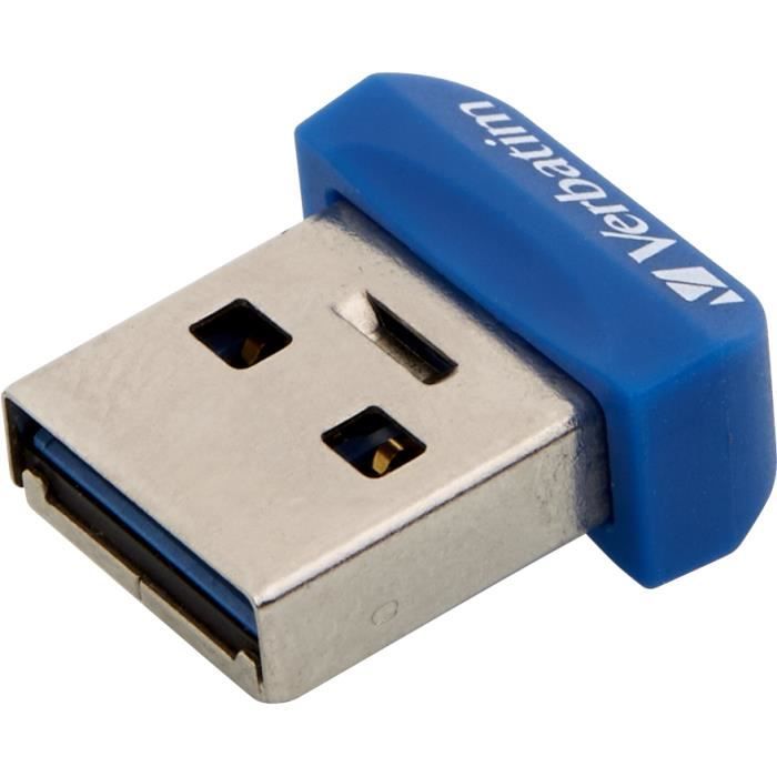 Verbatim Store 'n' Stay Nano. Capacité: 32 Go, Version USB: USB 3.0 (3.1 Gen 1), Connecteur USB Type-A.
