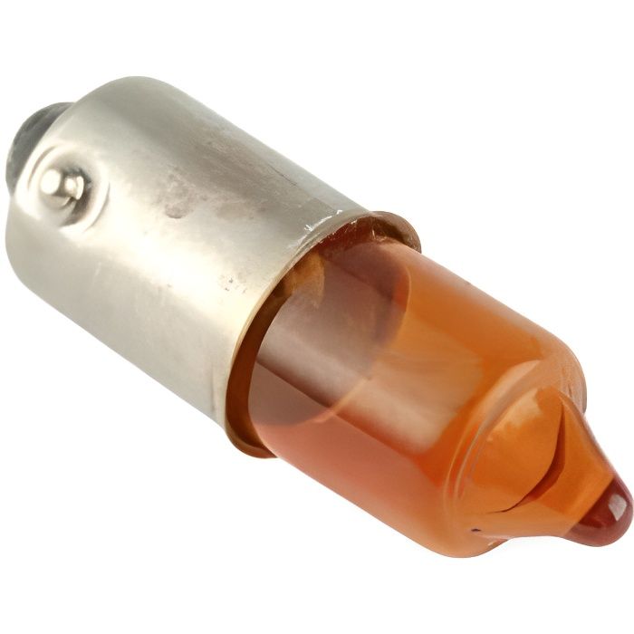 LAMPE/AMPOULE 12V 10W IMPORT MINI CLIGNO ORANGE (BA9S)