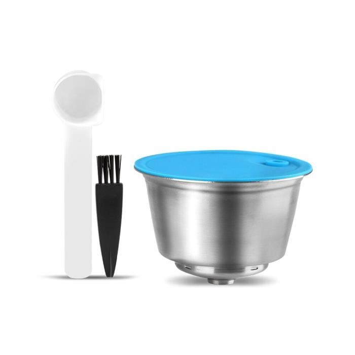 1 capsule -Capsules de café réutilisables,pour Dolce Gusto,en acier inoxydable,filtre pour nescafé,Machine à café,crème