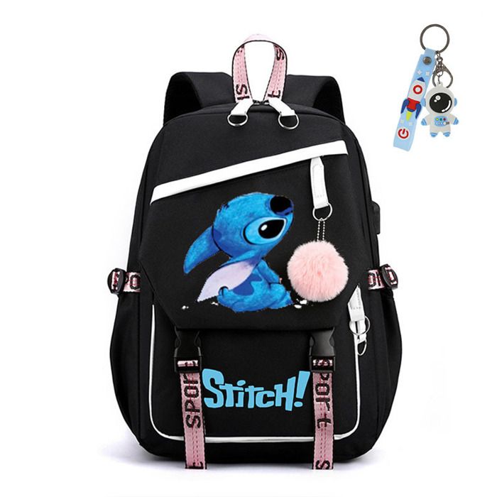 Sac à Dos Enfant Stitch ZeYou - Cartable Primaire Maternelle Personnalisé | Léger Et Respirant