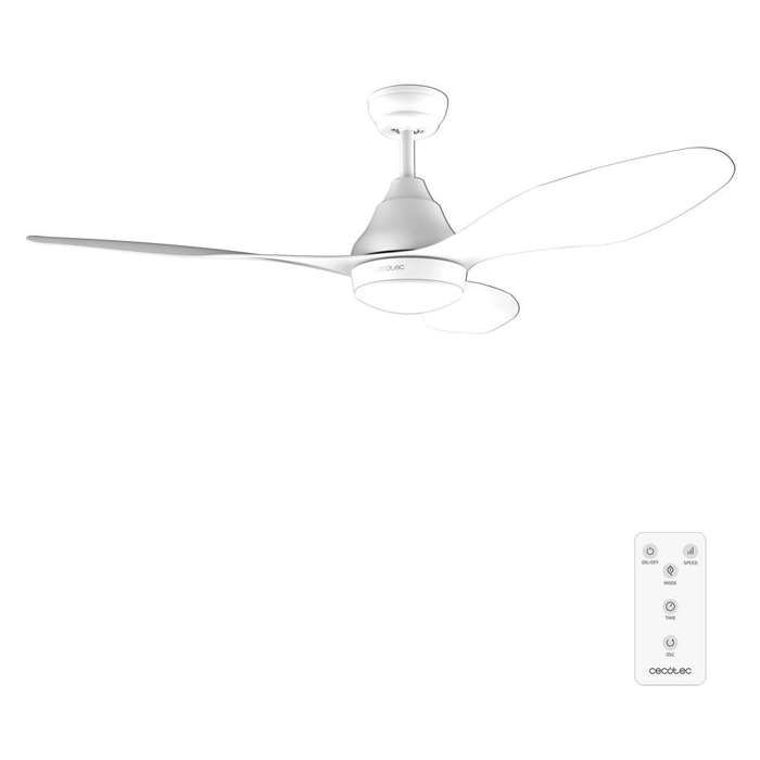 Cecotec Ventilateur de plafond avec lampe EnergySilence Aero 5200 White - Cecotec