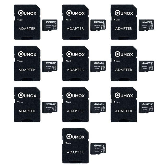 Lot de 2 Qumox Micro SD SDHC 32g TF Carte Class 10 UHS I 70MB 15MB pour Appareils Photo Drones Smartphone - vue 3