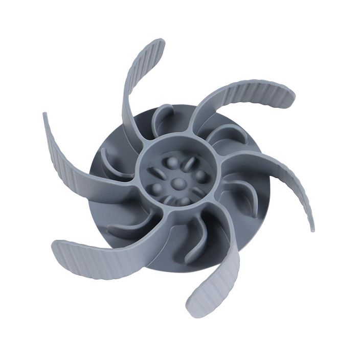 Comparer les prix de Gamelle anti-glouton pour chien et chat - En gel de silice - Réduit la suralimentation - Peut être coupée - Gris