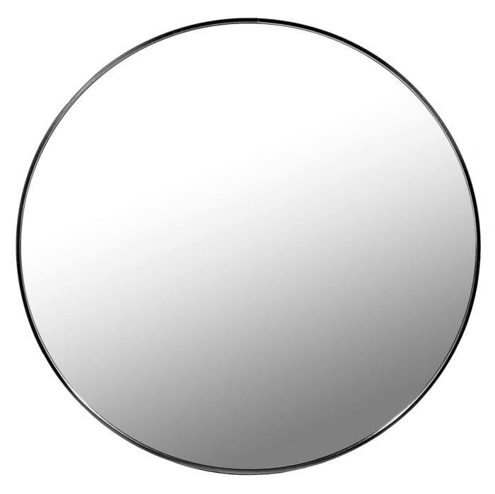 Miroir 80cm cadre noir