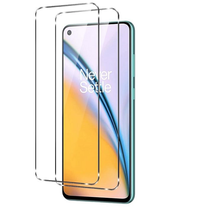 Lot de 2 verres trempés Pour ONEPLUS 8 .Vitre protection décran Transparent Anti Rayures Résistant 9H