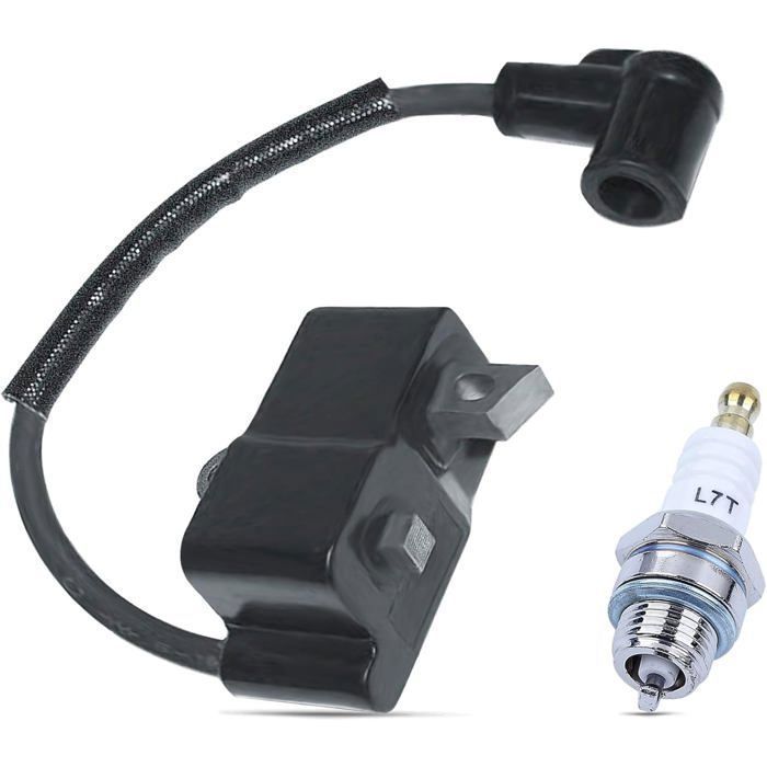 Hippotech Bobine Allumage + 2 Bougies Pour STIHL FS75 FS80 FS85 - Pièce Remplacement