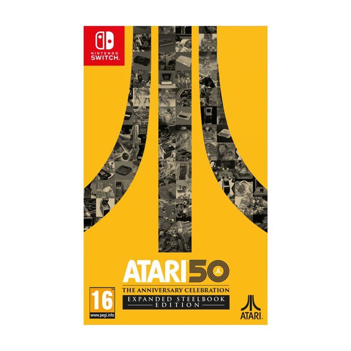 Jeu Nintendo Switch - Atari - 50e Anniversaire - Édition Étendue - Steelbook