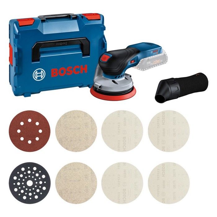 Ponceuse Orbitale Sans Fil Bosch GEX 18V-125 – 18V, 125 mm, Vitesse 6.000 – 10.000 min-1