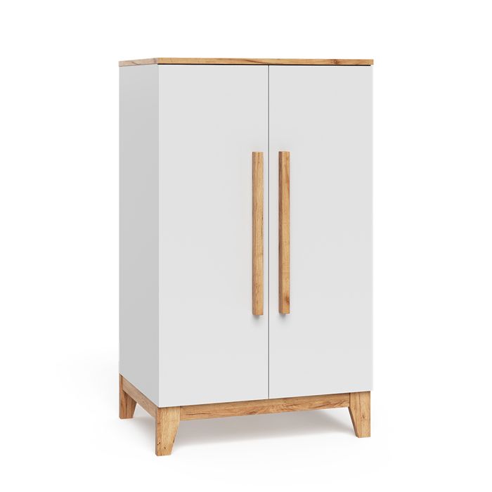 Armoire pour enfants Malia 70x120cm Blanc/Chêne Artisan Vitalispa 58340 Armoire pour enfants Malia 70x120cm Blanc/Chêne Artisan Vitalispa 58340