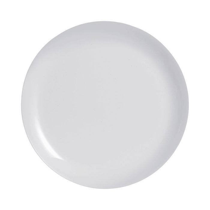 6 assiettes plates Diwali Granit - Luminarc - verre opale extra résistant