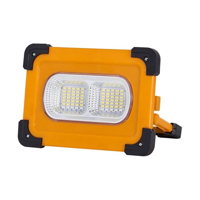 Projecteur LED 80W 5000LM Rechargeable – Ultra Lumineux & Portable pour Chantier Garage Camping