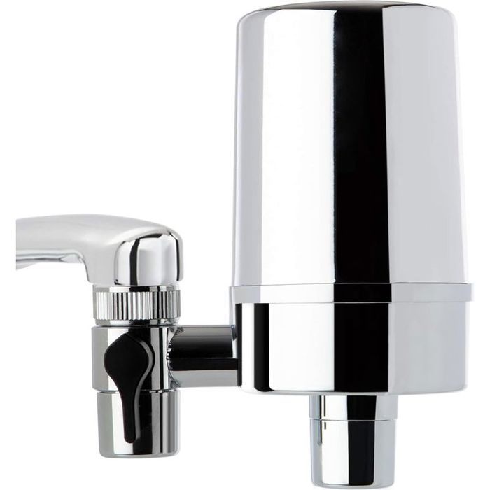 Filtre à eau de robinet - PZCC - 500 Gallons - Sans BPA - Pour cuisine & camping-car - Chromé