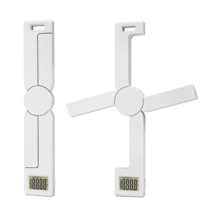 Balance de cuisine numérique pliable compacte balance alimentaire portable très précise avec écran LCD blanc 1 pièce HBCL