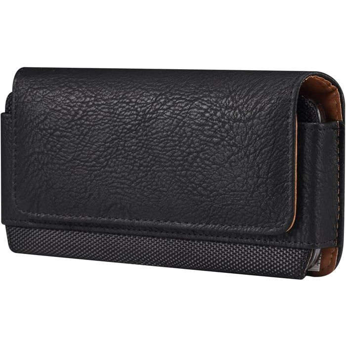 Pochette Ceinture pour Téléphone Portable avec Clip Etui de Ceinture Homme Universel pour Samsung Galaxy A33 A53 A54 S20 FE Google