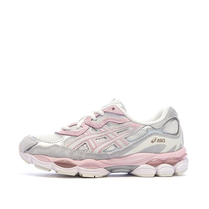 Baskets Blanches/Rose Homme Asics Gel-nyc