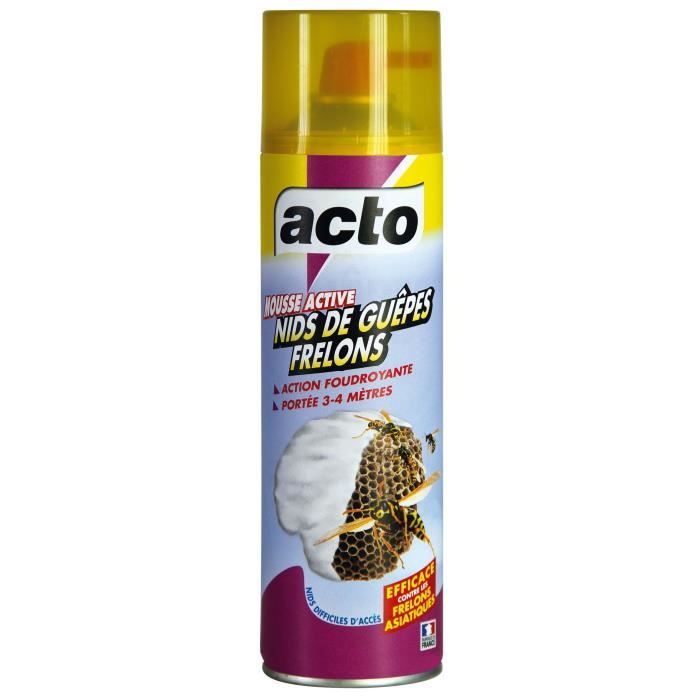 A&eacute;rosol Mousse Active Nids De Gu&ecirc;pes-Frelons ACTO