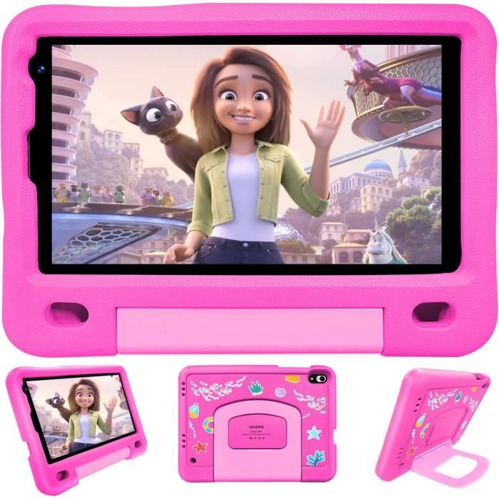 Tablette Tactile Enfants – OUZRS – M16 – 8 HD – Android 12 – 4Go RAM – 64Go ROM