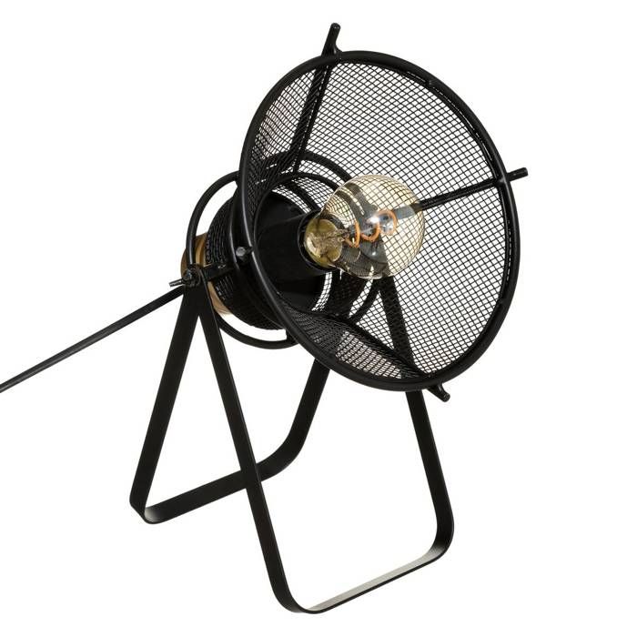 Lampe Rodo métal noir H31cm - Atmosphera createur dinterieur