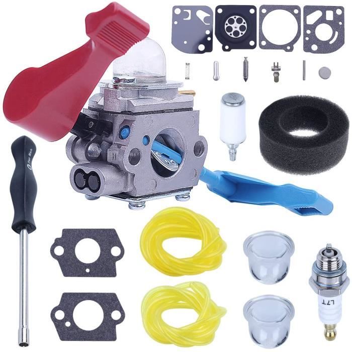 Carburateur De Rechange Pour Souffleur à Feuilles Poulan BVM200FE GBV345 - Compatible Référence C1U-W43 545081857, Pièce Moteur En Métal Haute Qualité