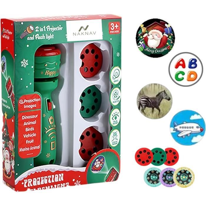 Christmas Flashlight Projector for Kids with 48 projections, Christmas ...