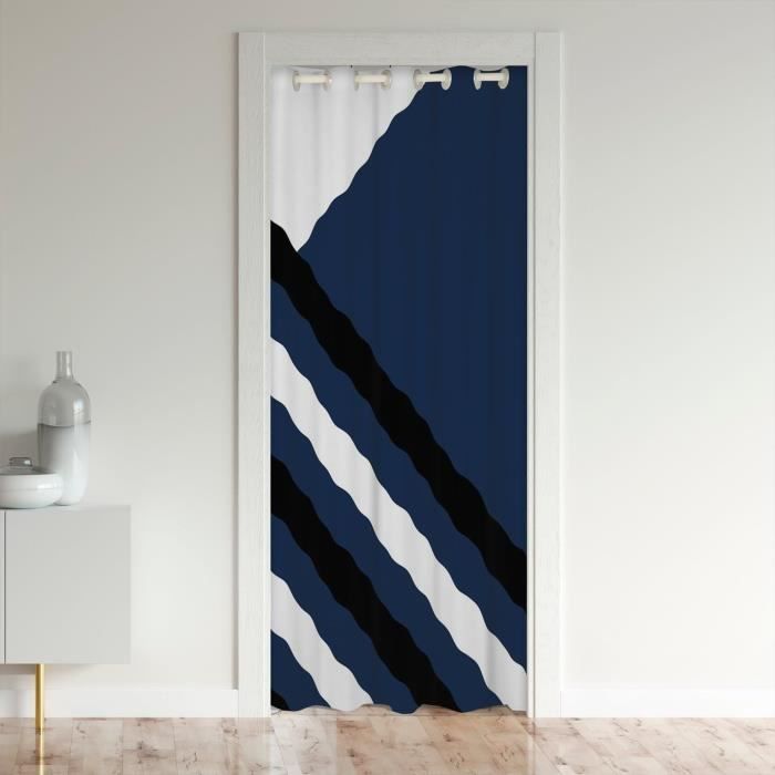 Rideau Voilage à Œillets Brodés Berry 140x280cm Blanc
