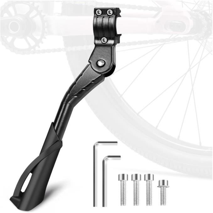 EKKONG Bequille Velo, Haute Qualité Noir Alliage D'aluminium Universel