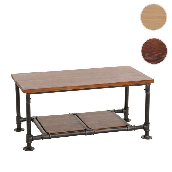 Table basse HWC-N27 48x100x50cm marron Table basse HWC-N27 48x100x50cm marron