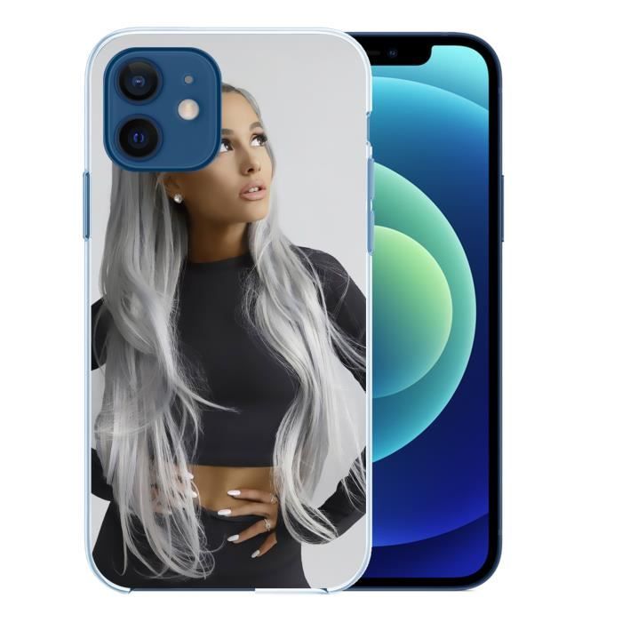 Coque de téléphone iPhone 12 mini Silicone TPU Ariana Grande