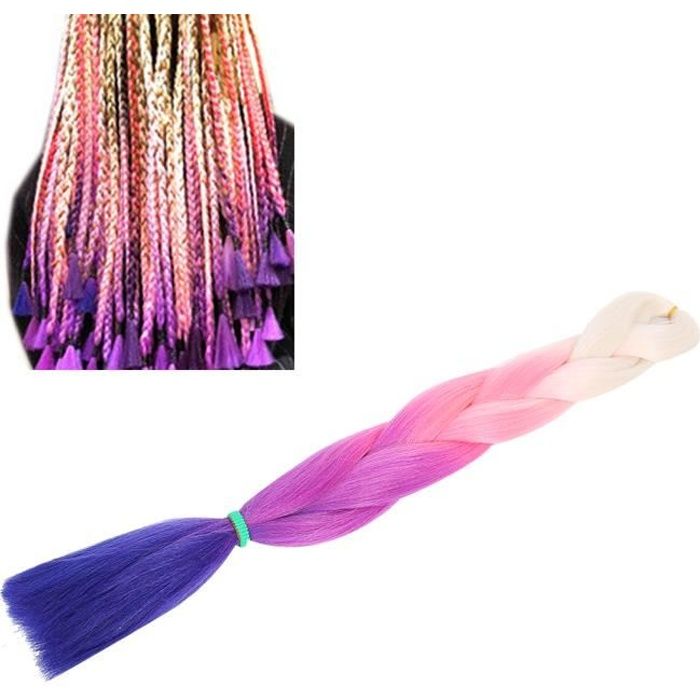 Jumbo Braid Cheveux Blanc Rose Violet Bleu Fonce Degrade Couleur Synthetique Twist Tresses Extensions De Cheveux Cdiscount Au Quotidien Jumbo Braid Cheveux Blanc Rose Violet Bleu Fonce Degrade Couleur Synthetique Twist Tresses Extensions De Cheveux Cdiscount Au Quotidien