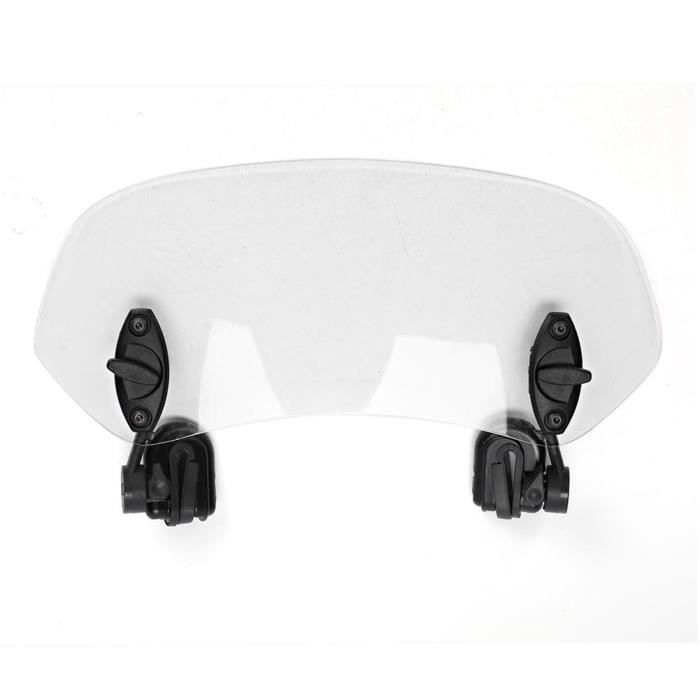 Pare-Brise De Moto Spoiler Dextension Universel Pc Pare-Brise Élargi Déflecteur De Vent De Bordure pour Moto 