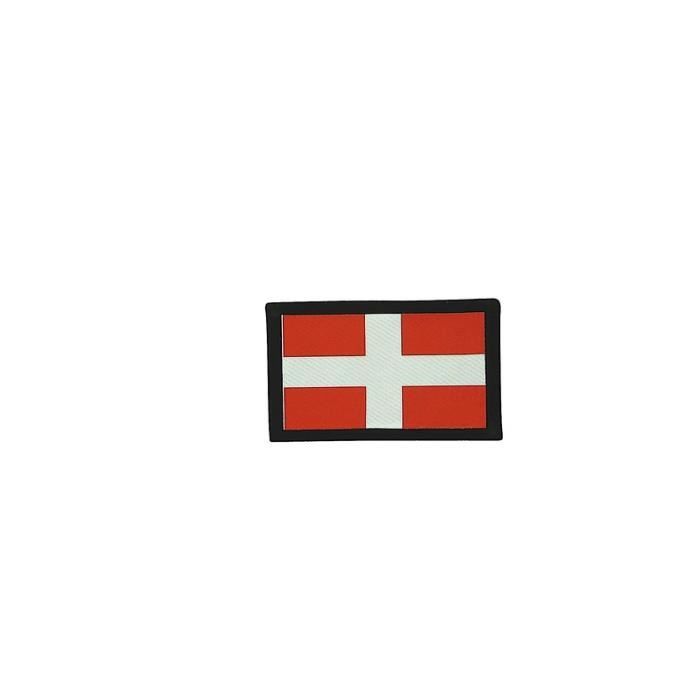 Patch écusson Drapeau Savoie 5x8cm - Fixation Mâle/femelle Pour Vêtements Et Accessoires