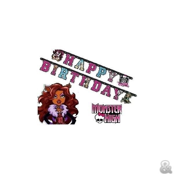 Decoration Anniversaire Monster High Cdiscount