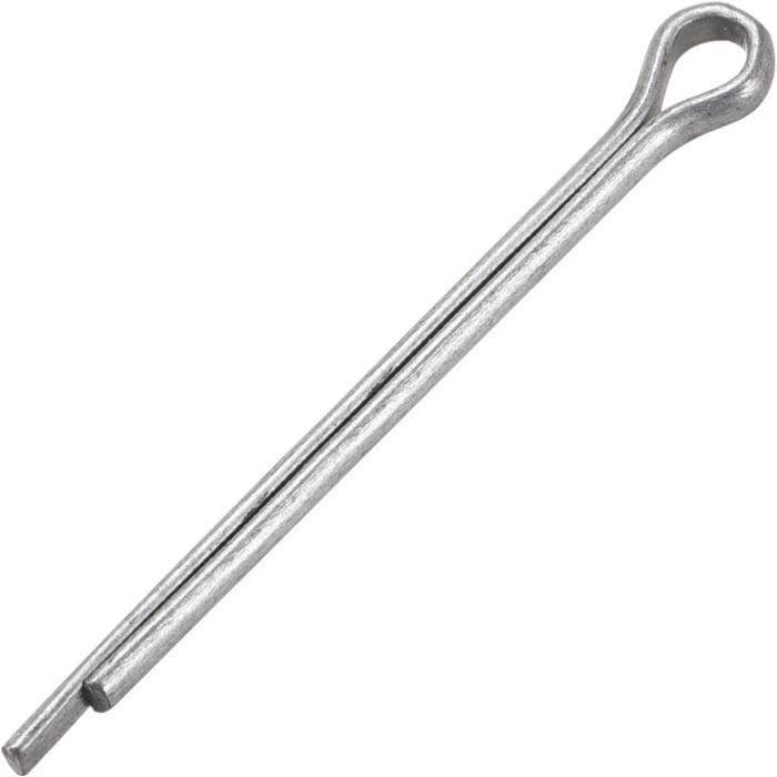 20 Goupilles Fendues Argentées - 1,6x28 Mm - Pour Fixation - Uxcell