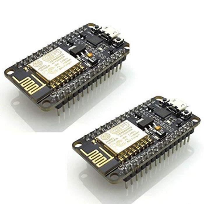 2 Pcs Nouvelle Version Esp8266 Nodemcu Lua Cp2102 Esp-12E Internet Wifi ...