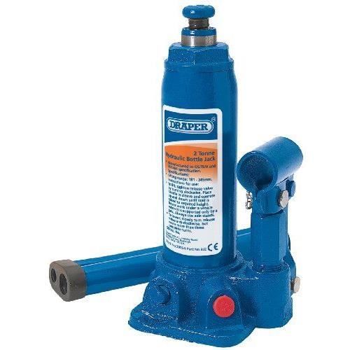 Draper 2093 Cric Con Serratura Di Sicurezza 2 Tonnellate – Compatto E Portatile
