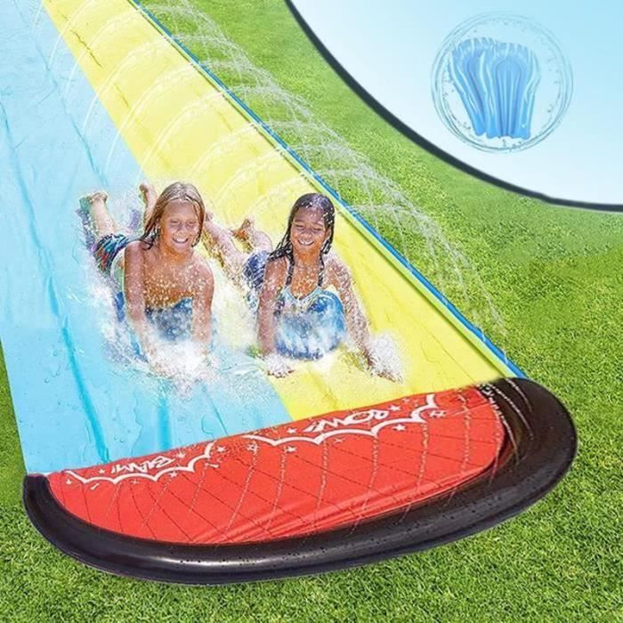 Toboggans Aquatiques pour Pelouse Glissement De Toboggan De 15 Pieds