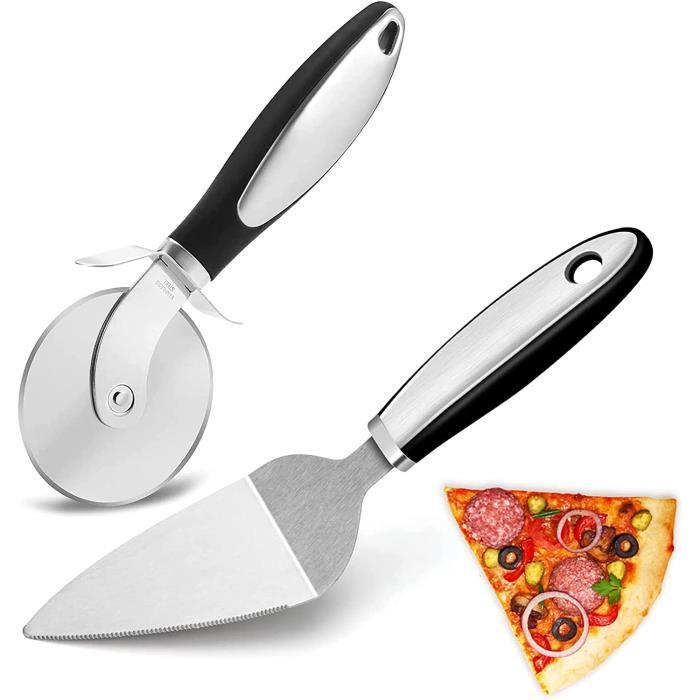 Ensemble Accessoires Pizza Set Pizza 3 Pièces Mahlzeit - Pierre + Pelle + Couteau - Pour Four Et Grill Accessoires Cuisine