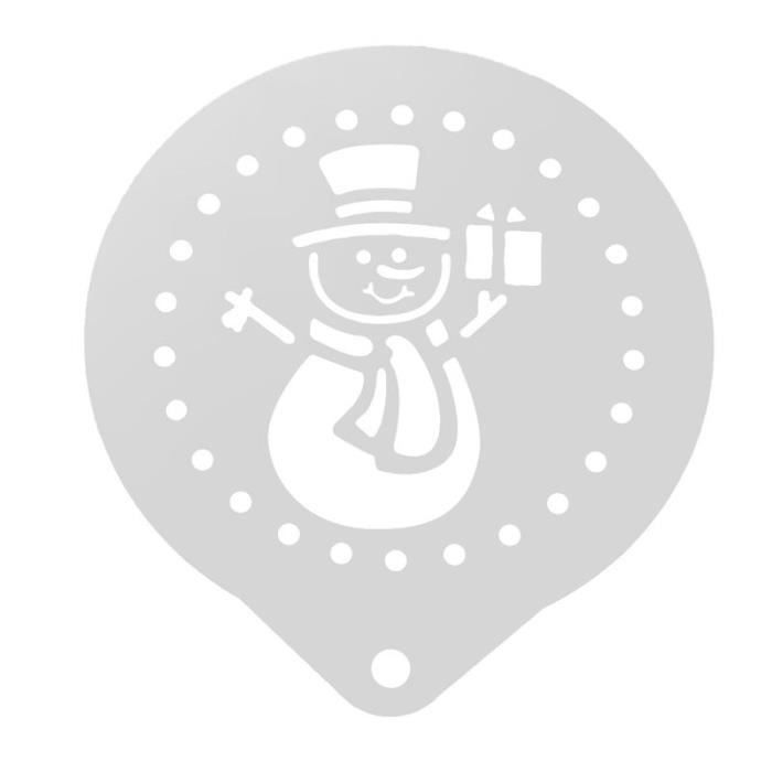 Lot De 3 Pochoirs Réutilisables En Inox - Pour Décorer Cafés, Cappuccinos, Lattes Et Desserts