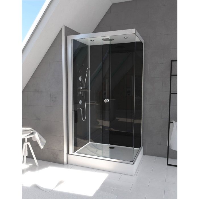 Cabine de douche rectangle 110 x 80 x 215cm - RAVEN Cabine de douche rectangle 110 x 80 x 215cm - RAVEN
