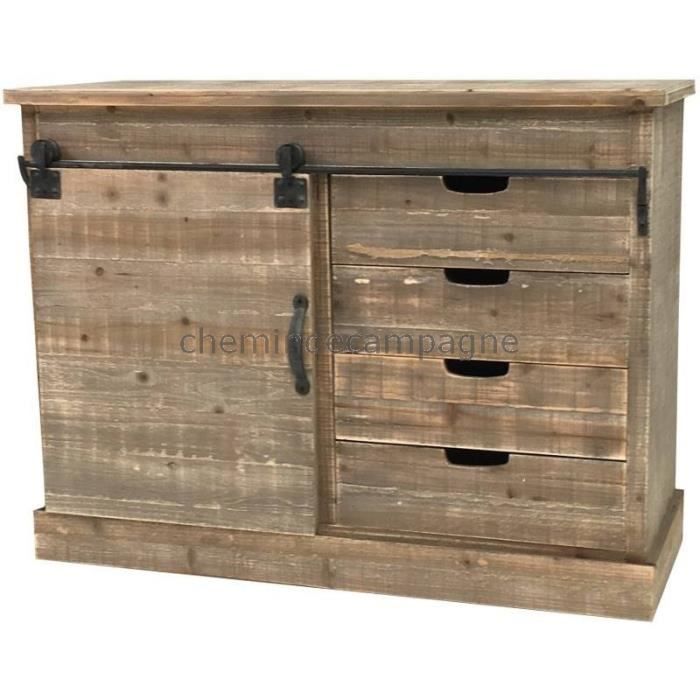 Bahut Console Commode Meuble De Cuisine Bois Campagne