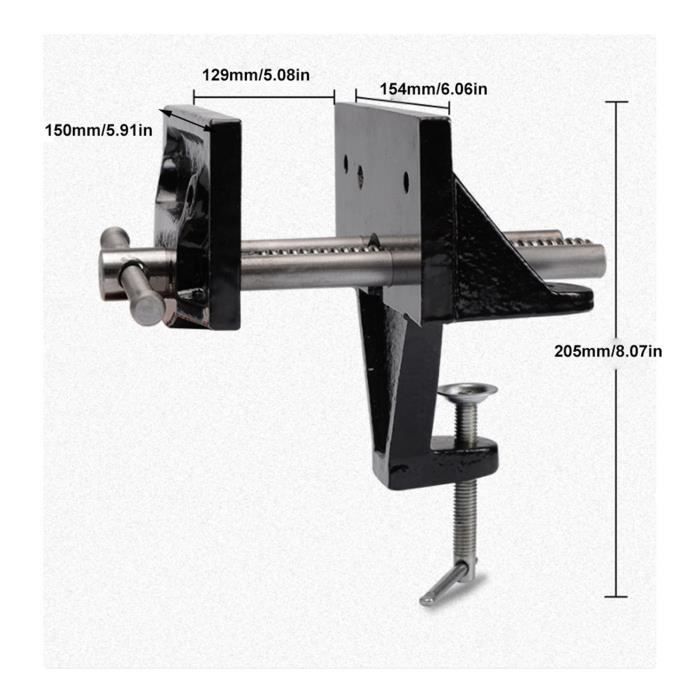 Lot de 2 Etau Etabli Avec 4 Bench Dog Serre Joint Menuisier