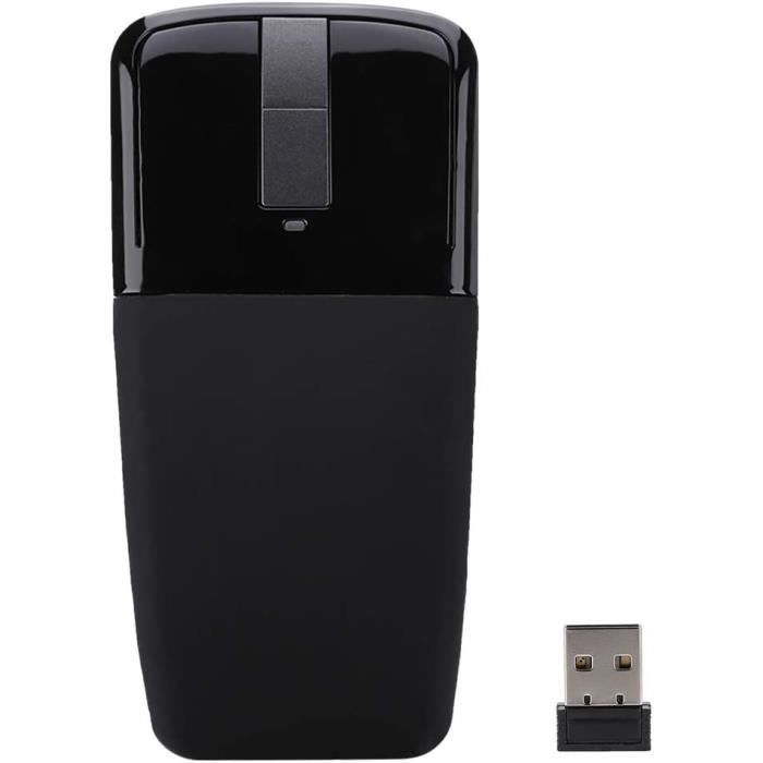 Souris Sans Fil Pliable Et Tactile - Design Arc Ergonomique, Bluetooth 4.0, Silencieuse, Portable