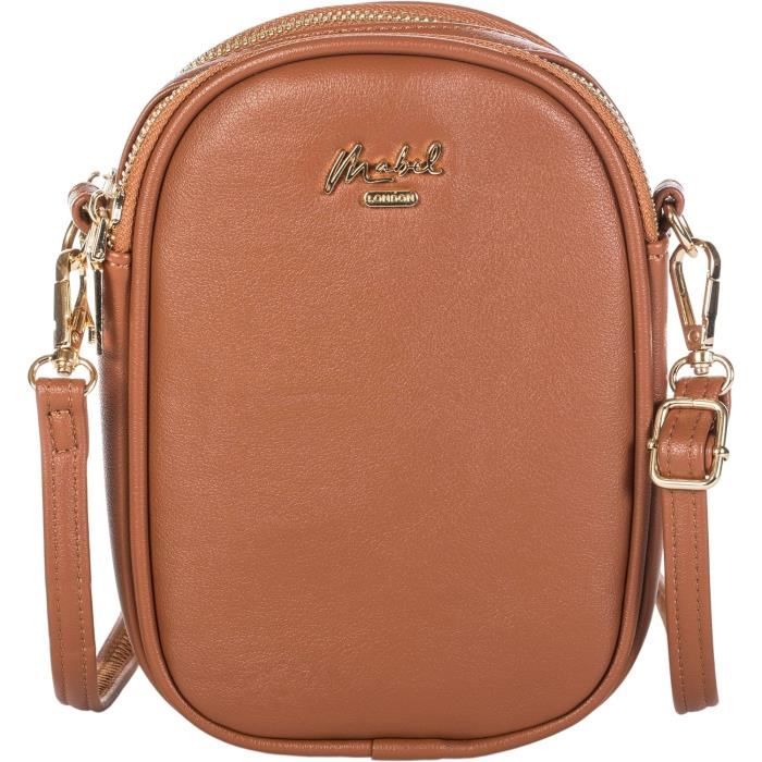 Sac à main de luxe avec chaîne en métal pour femmes, sac à bandoulière