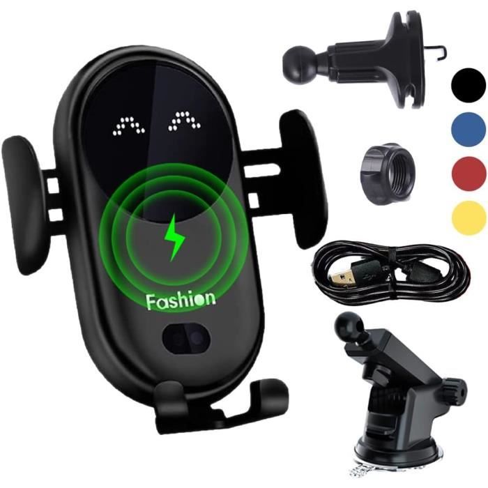 Chargeur De Voiture Sans Fil 15 W-Support De Téléphone De Voiture