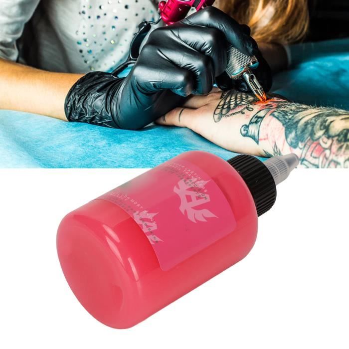Pâte de gel de transfert de tatouage rose professionnel papier de cire de tatouage de transfert